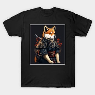 Shiba Inu dog, Samurai, Funny Dog Lover T-Shirt